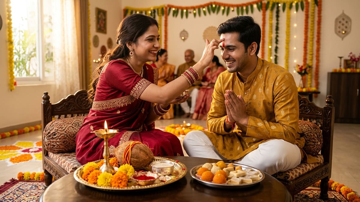 Bhai Dooj 2027: Date, Aparahna Puja Muhurat, Yama Dwitiya Vidhi & Bhai Tika Timings