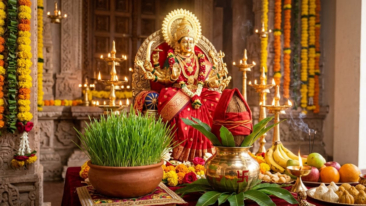 All Days of Chaitra Navratri 2027: Dates Calendar, Ghatasthapana Muhurat, 9 Devis & Puja Vidhi