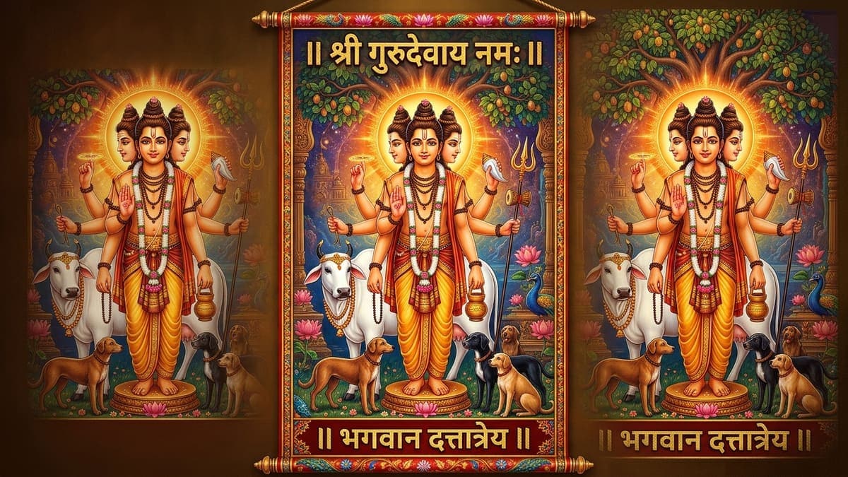 Dattatreya Jayanti 2027: Date, Pradosh Puja Muhurat, Margashirsha Purnima Vidhi & Guru Charitra