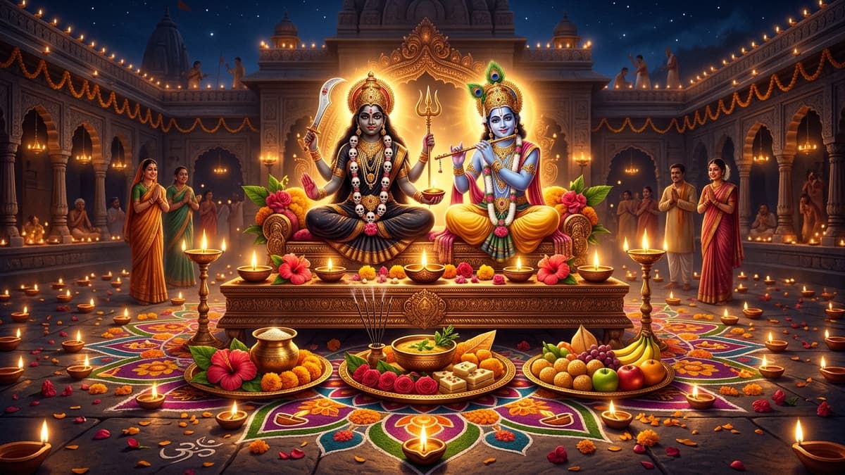 Kali Chaudas 2026: Date, Puja Muhurat, Naraka Chaturdashi Abhyanga Snan & Vidhi