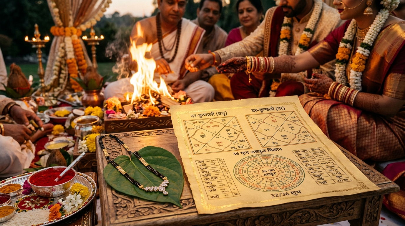 36 Guna Milan in Kundli Matching: Beyond Numbers in Vedic Matrimony