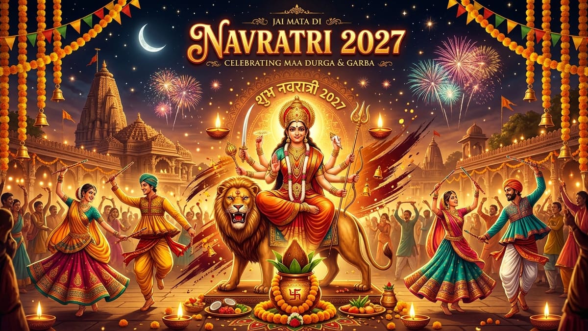 Navratri 2027 Dates, Ghatasthapana Shubh Muhurat & 9 Days Puja Vidhi