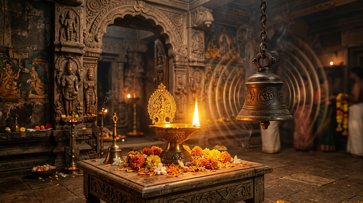 Scientific Secrets of Sanatan Rituals: Why We Light Deepaks, Ring Temple Bells & Blow Shankh