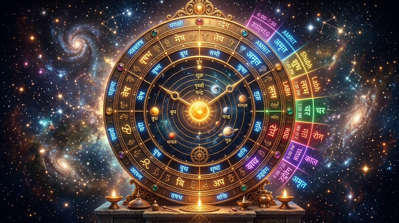 Understanding Choghadiya & Auspicious Muhurat 2026: Timing Cosmic Energy & Day-Night Calculations