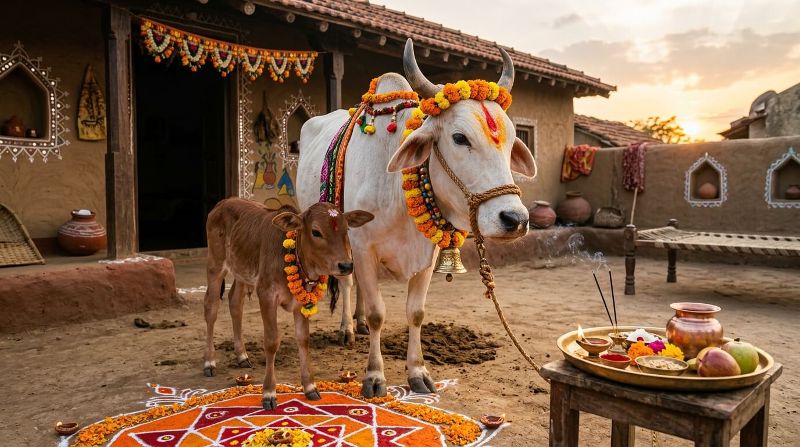 Bol Choth / Bahula Chaturthi Vrat Katha (Sacred Cow Vrata)