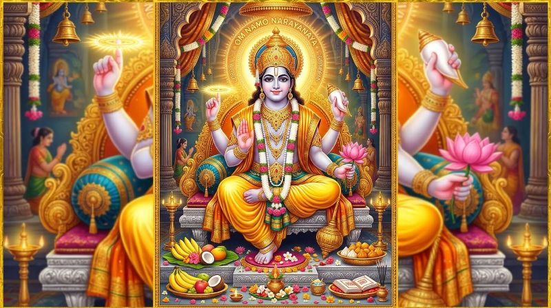 Shri Satyanarayan Vrat Katha (Complete 5 Chapters)